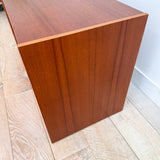 Teak Flip Top Media Console