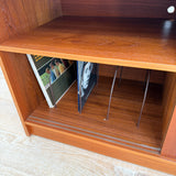 Teak Flip Top Media Console