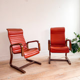 Pair of Thonet Lounge Chairs