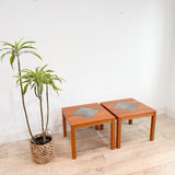 Pair of Gangso Mobler Teak End Tables