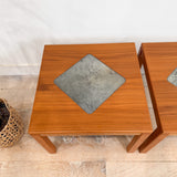 Pair of Gangso Mobler Teak End Tables