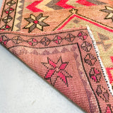 Turkish Runner - Mauve/Pink/Green 2'10x12'2