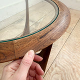 Pair of Petite Lane Sculpted End Tables