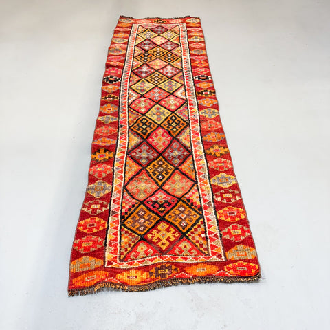 Turkish Runner - Red/Orange/Yellow 2'10x9'5