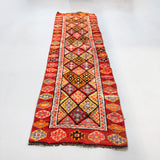 Turkish Runner - Red/Orange/Yellow 2'10x9'5