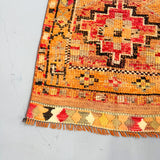 Turkish Runner - Orange/Red/Brown 2'8x12'9