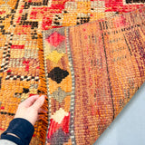 Turkish Runner - Orange/Red/Brown 2'8x12'9