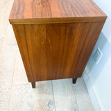 Mid Century Walnut 9 Drawer Low Dresser