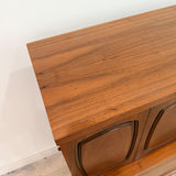 Mid Century Walnut Highboy Dresser