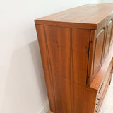 Mid Century Walnut Highboy Dresser