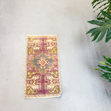 Vintage Turkish Rug - Purple/Green