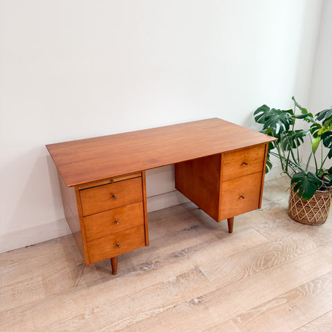 Paul McCobb Desk w/ Finished Back