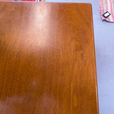 Mid Century Sculpted Walnut End Table