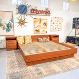 King Size Teak Platform Bed by Torring