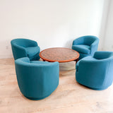 Pair of Carson's Swivel Rockers - New Upholstery