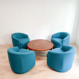 Pair of Carson's Swivel Rockers - New Upholstery