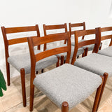 Set of 6 Moller Dining Chairs - New Upholstery