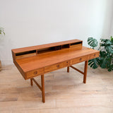 Danish Teak Peter Lovig Flip Top Desk