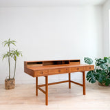Danish Teak Peter Lovig Flip Top Desk