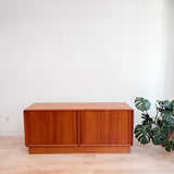 Danish Teak Credenza by Kibaek