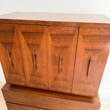 American of Martinsville Highboy Dresser
