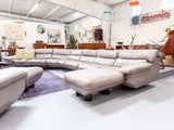 Marco Zani Sectional Leather Sofa + Chair/Ottoman