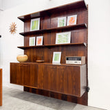 1960’s Danish Rosewood Wall Unit by Kai Kristiansen