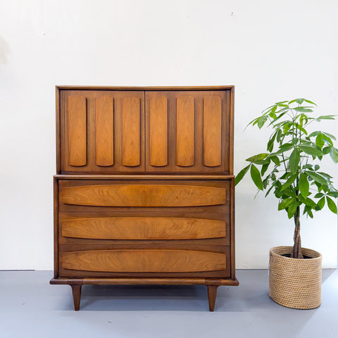 American of Martinsville Highboy Dresser