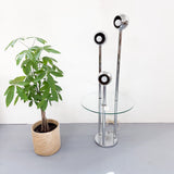 Chrome Eyeball Floor Lamp