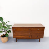 Low 6 Drawer Dresser by Stanley