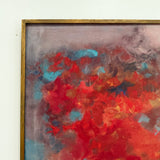 Vintage Abstract Floral Painting