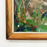 Vintage Abstract Landscape Painting