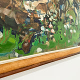 Vintage Abstract Landscape Painting