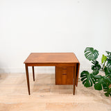 Mid Century Walnut Sliding Top Desk