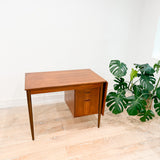 Mid Century Walnut Sliding Top Desk