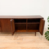 Mid Century Walnut Tambour Door Sideboard