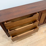 Mid Century Walnut Tambour Door Sideboard