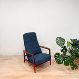 Dux Teak Recliner - New Upholstery