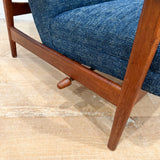 Dux Teak Recliner - New Upholstery