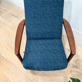 Dux Teak Recliner - New Upholstery