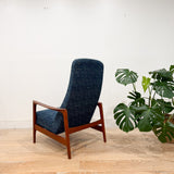 Dux Teak Recliner - New Upholstery