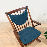 Dux Teak Rocker - New Upholstery