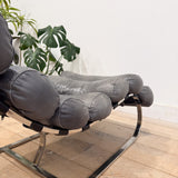 Vintage Corona Leather Lounge Chair