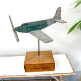 Mid Century Folk Art Airplane