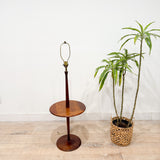 Solid Walnut Mid Century Table Lamp