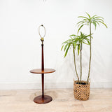 Solid Walnut Mid Century Table Lamp