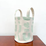 Chomp Small Storage Bucket - Mint Green