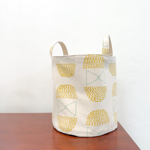 Chomp Large Storage Bucket - Yellow/Grn