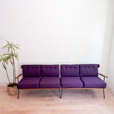 2 Part Wrought Iron Sofa - New Upholstery