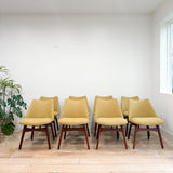 Set of 8 Adrian Pearsall Dining Chairs - New Upholstery